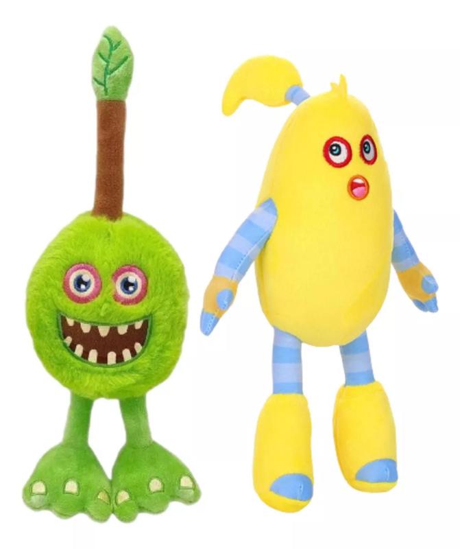 2 Pelúcias My Singing Monsters Bambolinho E Sabugo Peludo - NDG